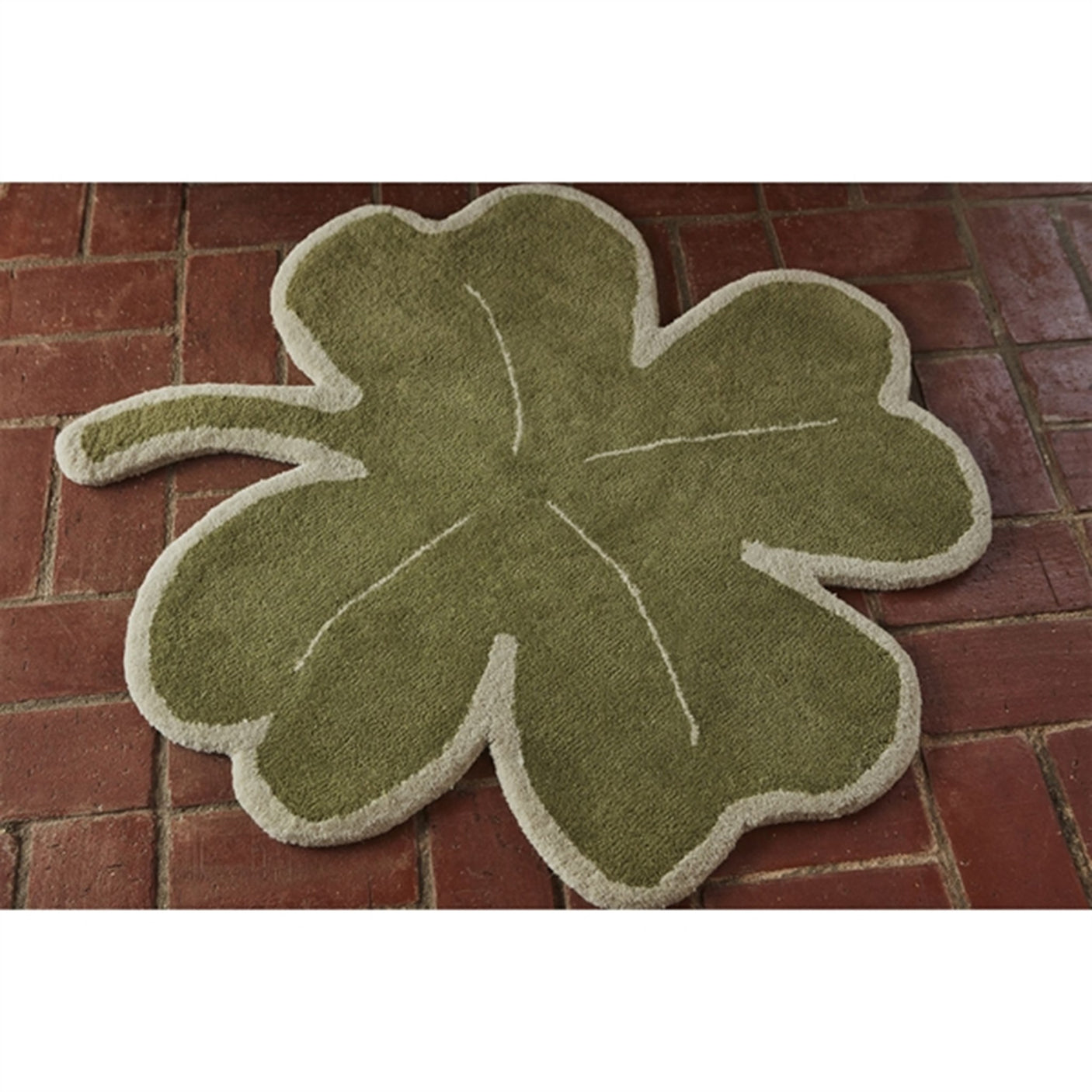 OYOY Lucky Clover Rug Green