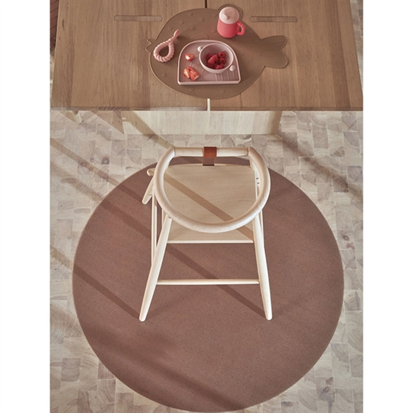 OYOY Muda Chair Mat Caramel 3
