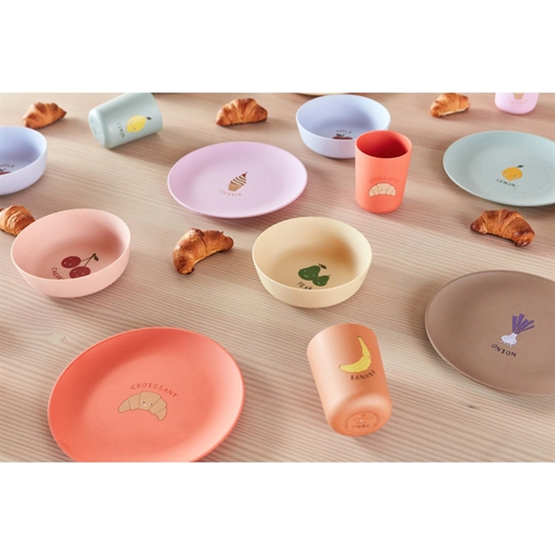 OYOY Yummy Bowl 2-pack Beige / Brown 3