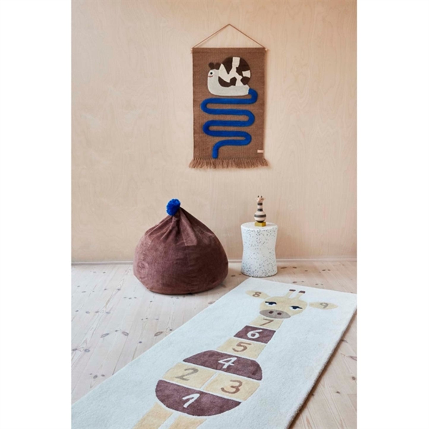 OYOY Rug Giraffe Yellow