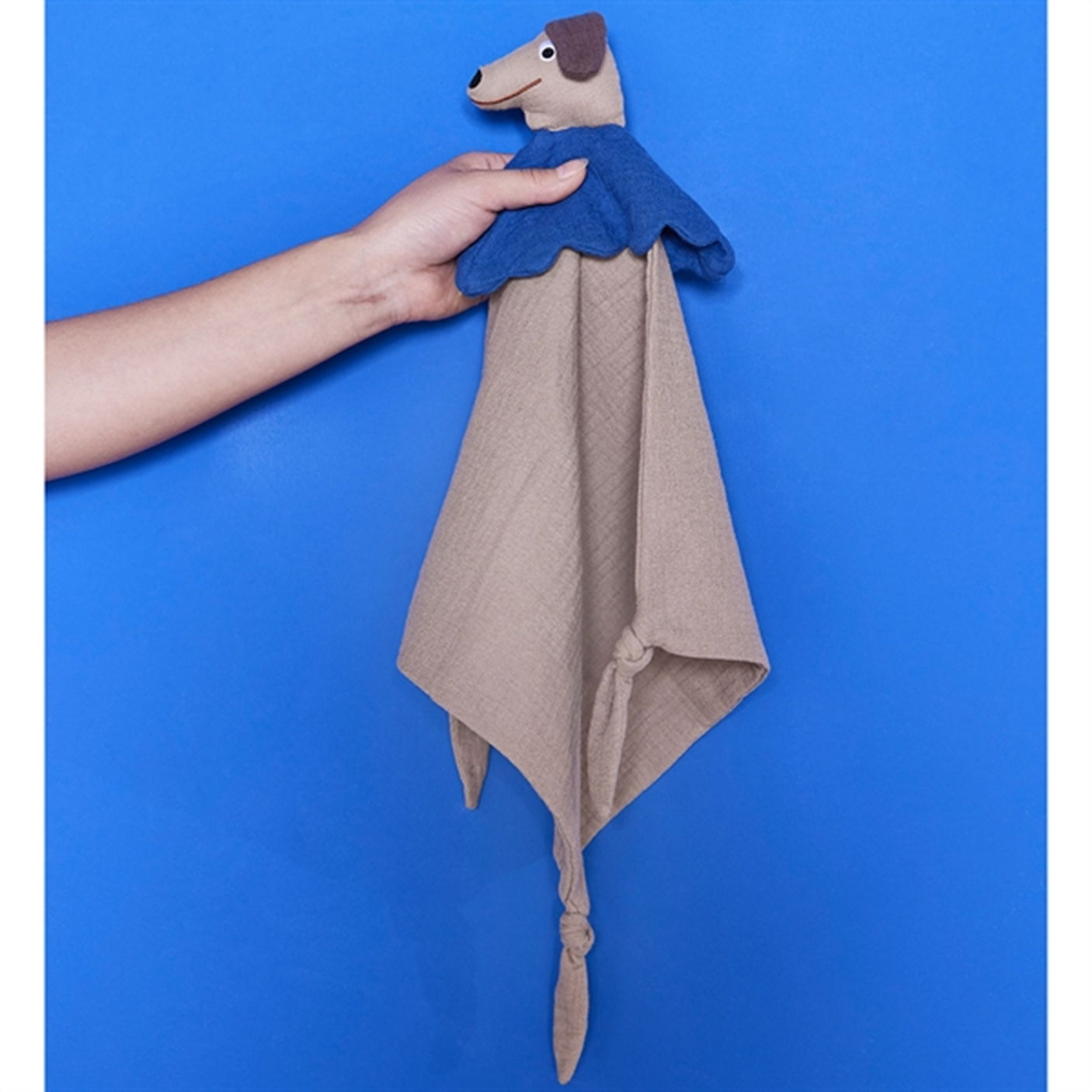 OYOY Mini Hunsi Dog Cuddle Cloth Light Brown