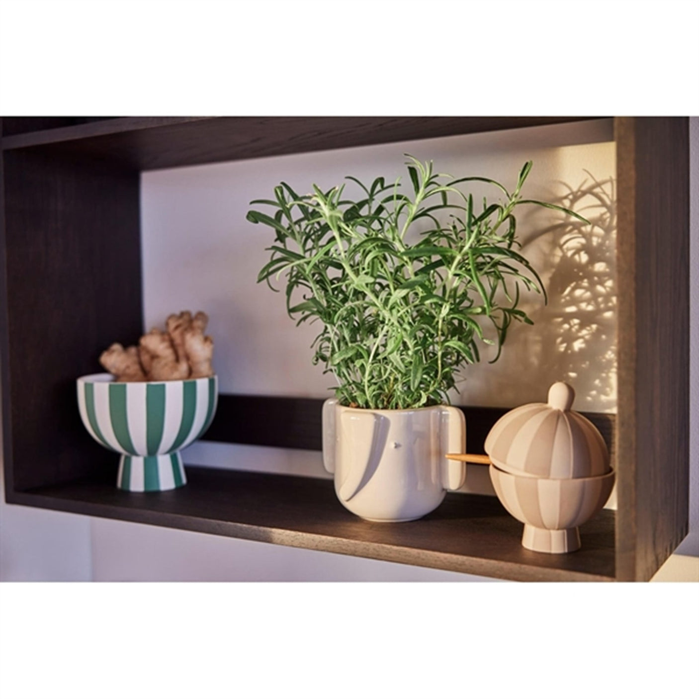 OYOY Elephant Pot Offwhite