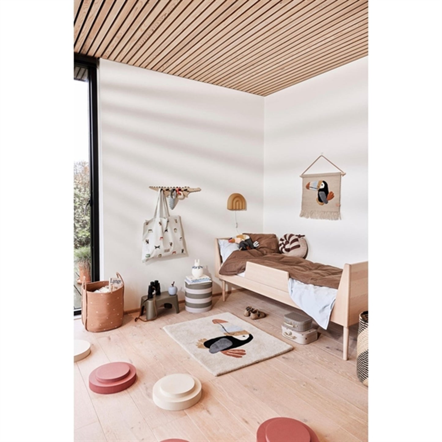 OYOY Rabbit Step Stool Olive