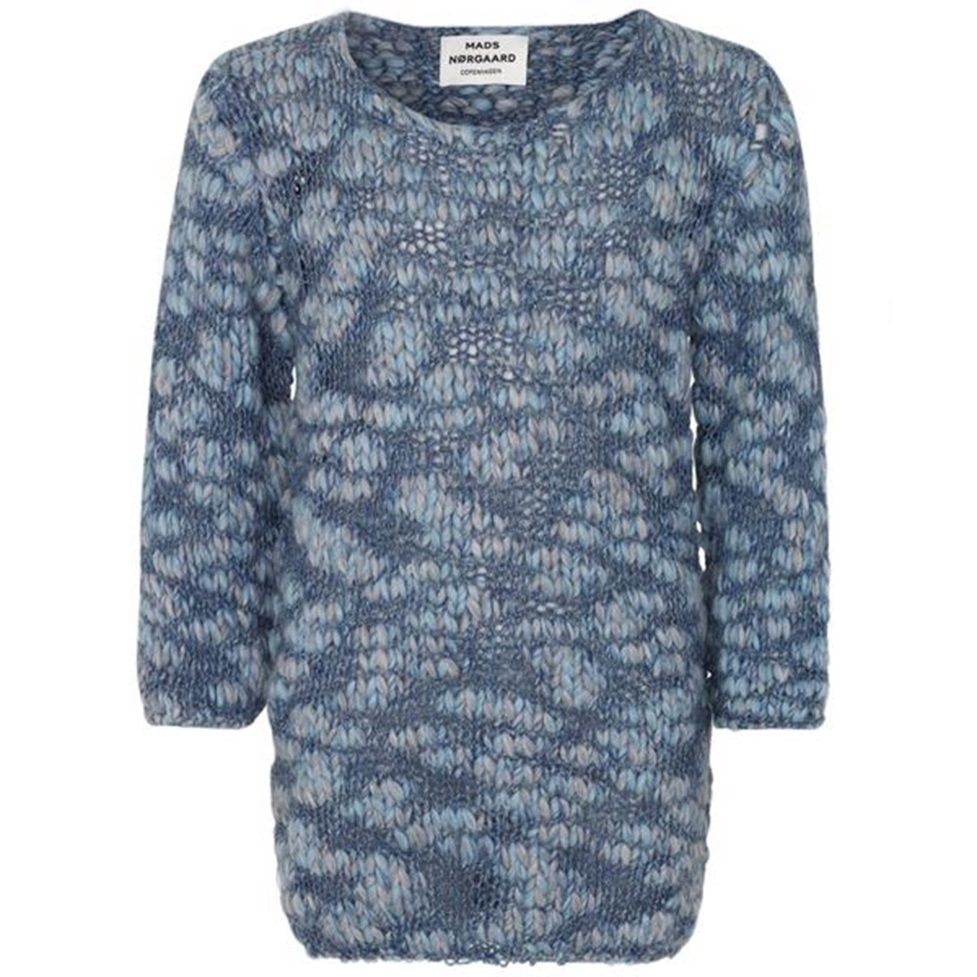 Mads Nørgaard Fantasy Wool Knit Kaxini Dusty Blue