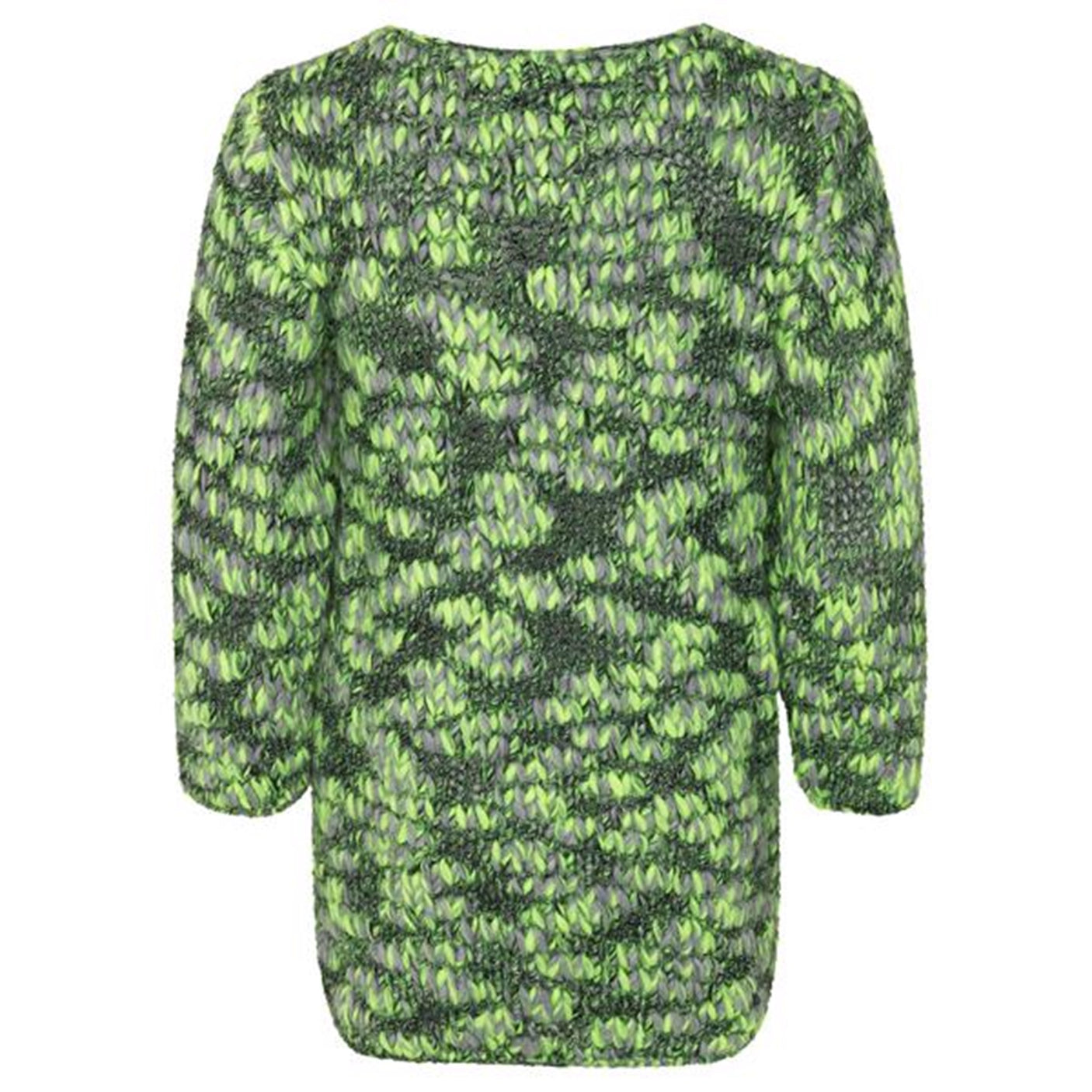 Mads Nørgaard Fantasy Wool Knit Kaxini Neon Yellow