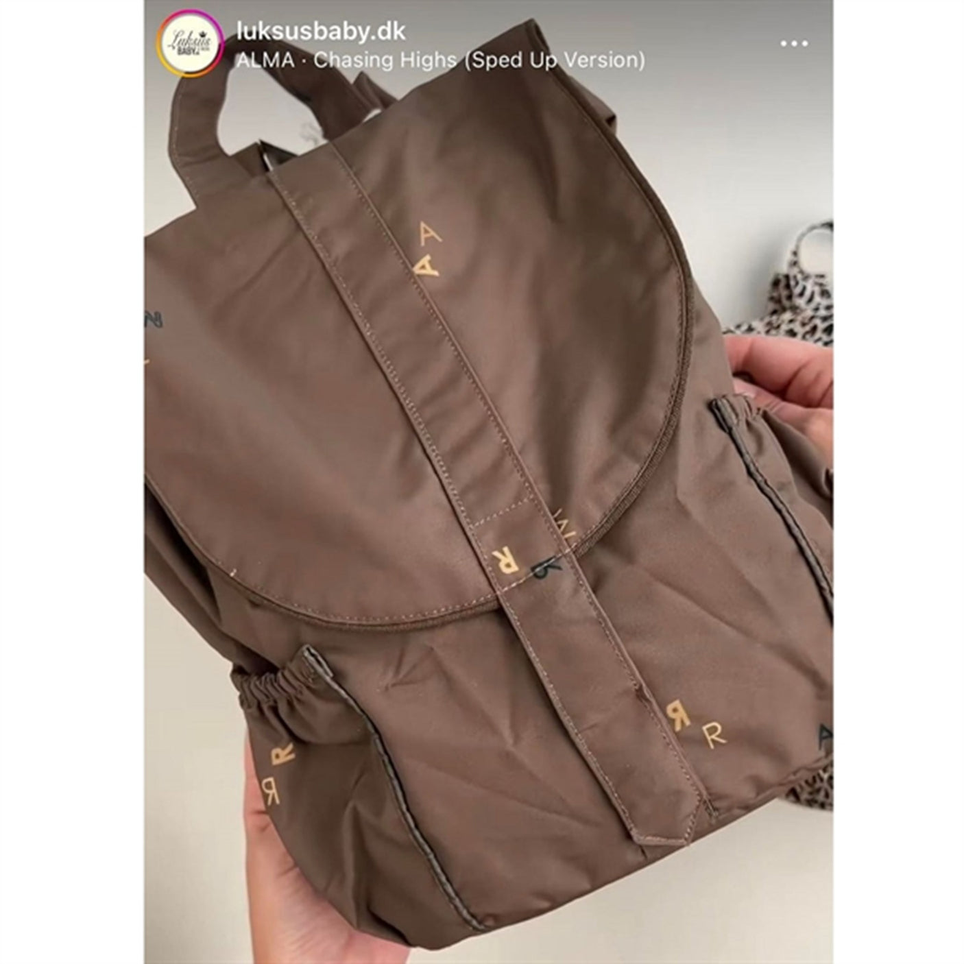 MarMar Backpack Heavy Letters