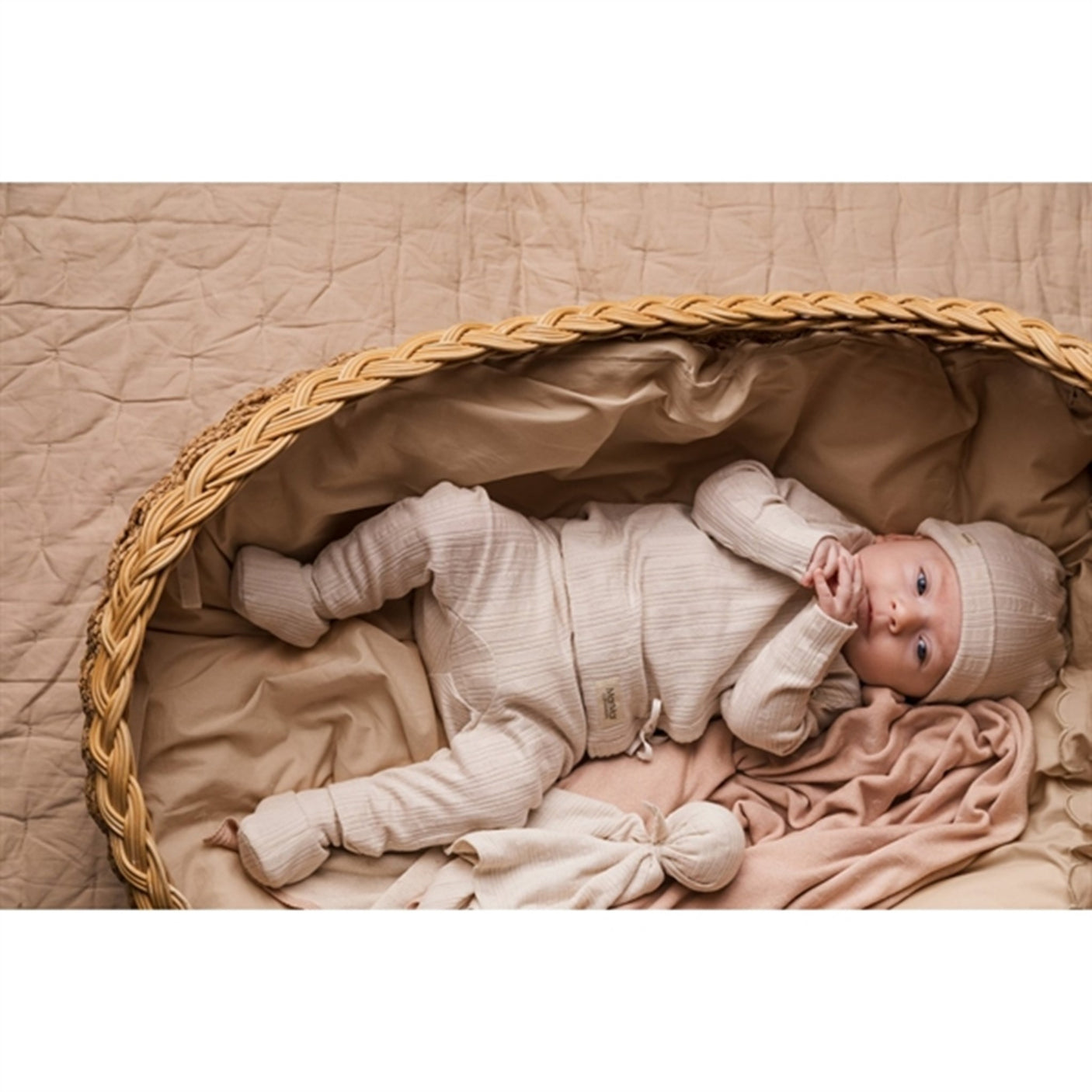 MarMar New Born Vanilla Pixa Pointelle Rib Pants