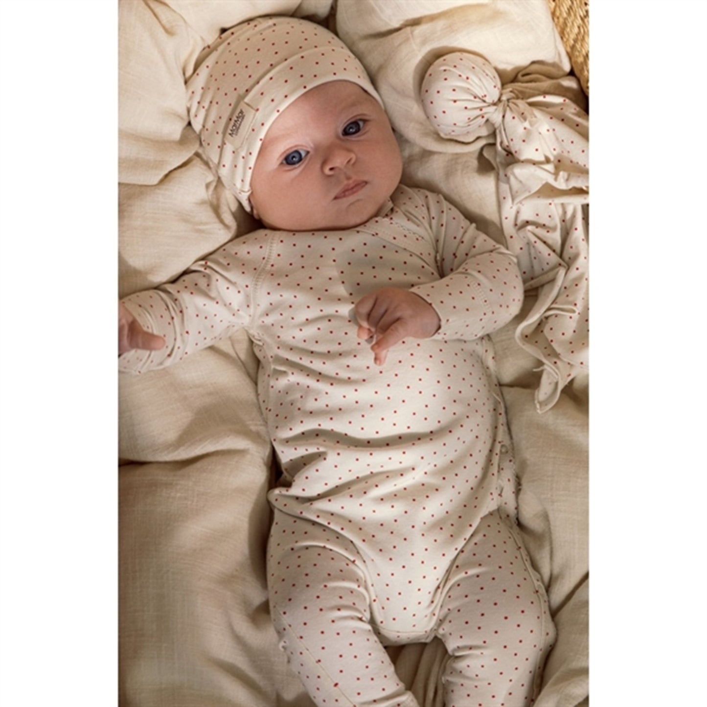 MarMar New Born Red Currant Dot Rula Suit