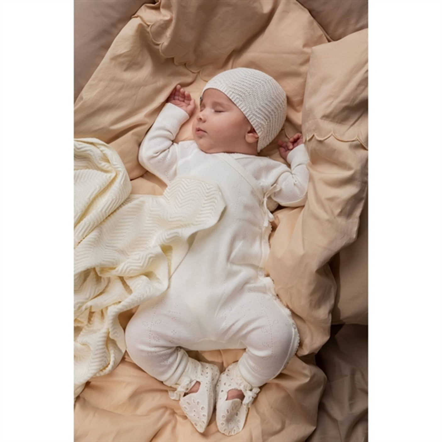 MarMar New Born Gentle White Alia Blanket