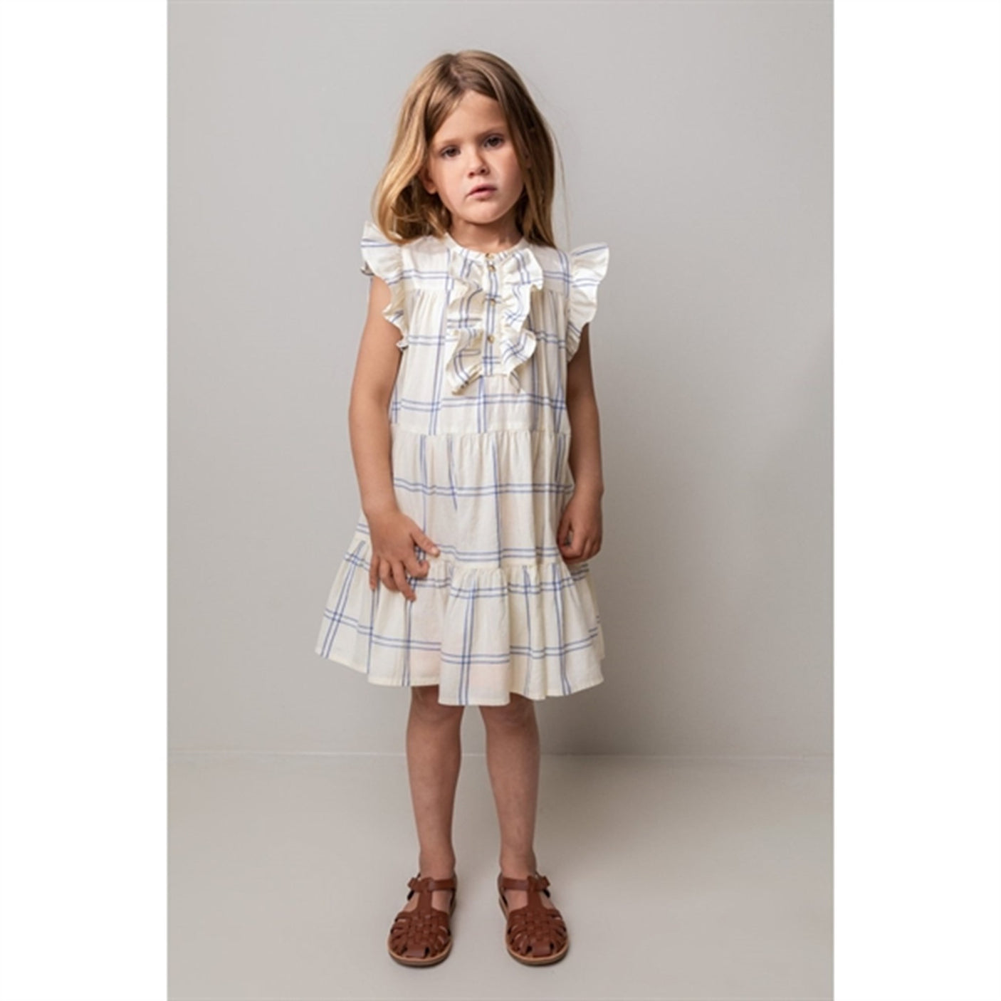 MarMar Blue Check Dasha Dress