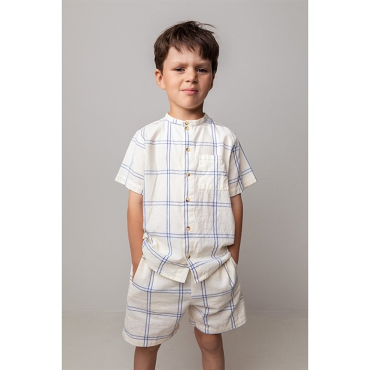 MarMar Blue Check Theodor SS Shirt