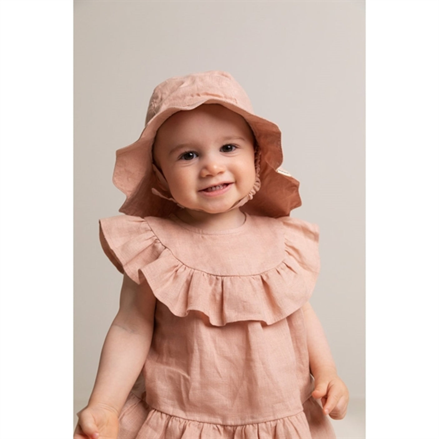 MarMar Light Cheek Alba Baby L Scallop Sun Hat