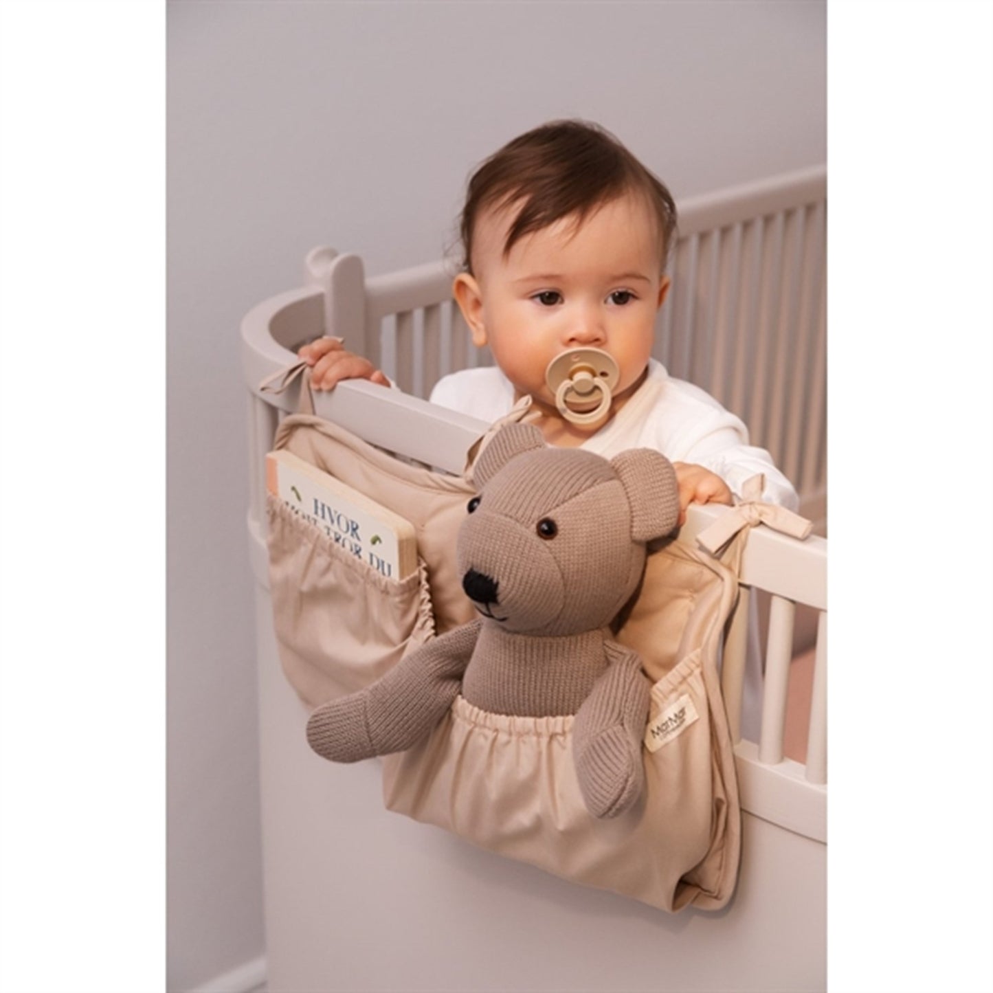 MarMar Bed Pockets Grey Sand