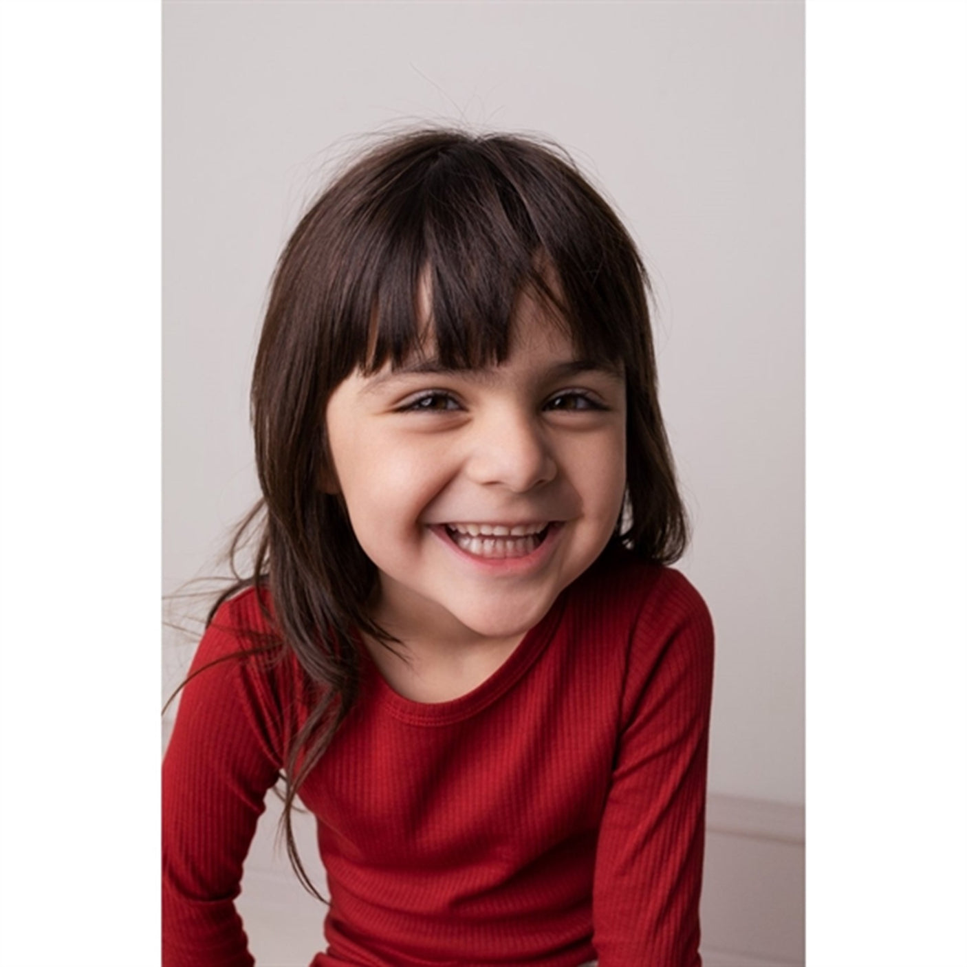 MarMar Modal Hibiscus Red Plain Blouse