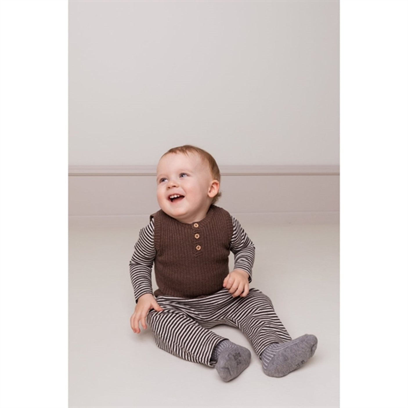 MarMar Deep Choco Stripe Pico Pants