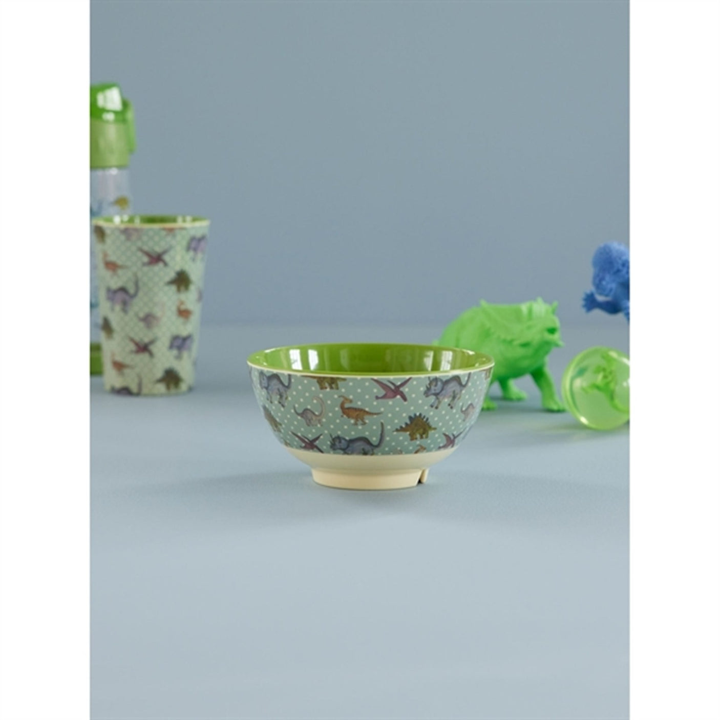 RICE New Dino Print Medium Melamine Bowl