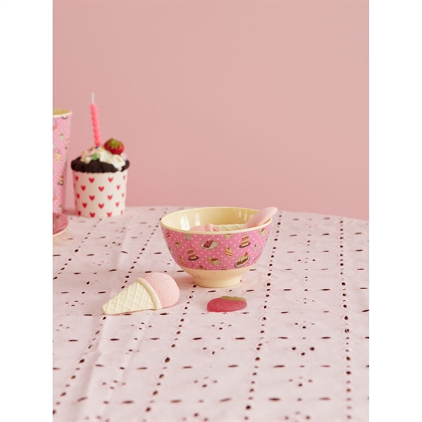 RICE Sweet Cake Print Small Melamine Bowl
