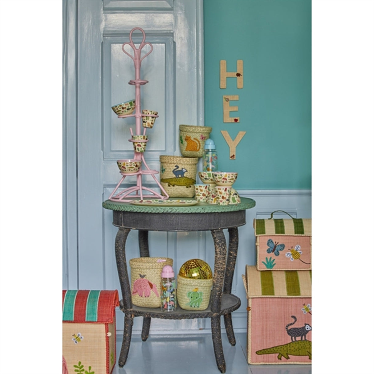 RICE Sweet Jungle Print Medium Melamine Bowl