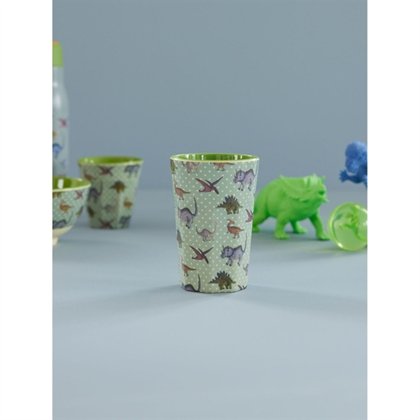 RICE New Dino Print Tall Melamine Cup