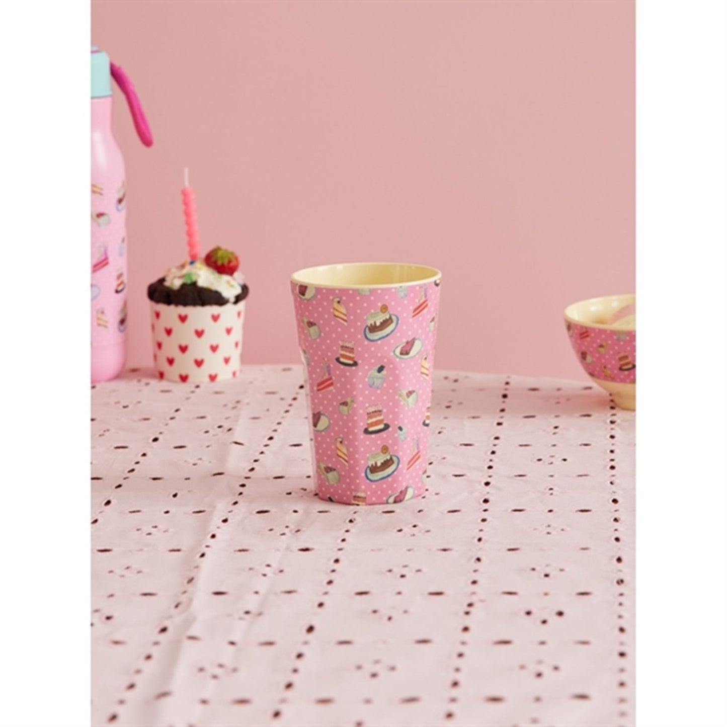 RICE Sweet Cake Print Tall Melamine Cup