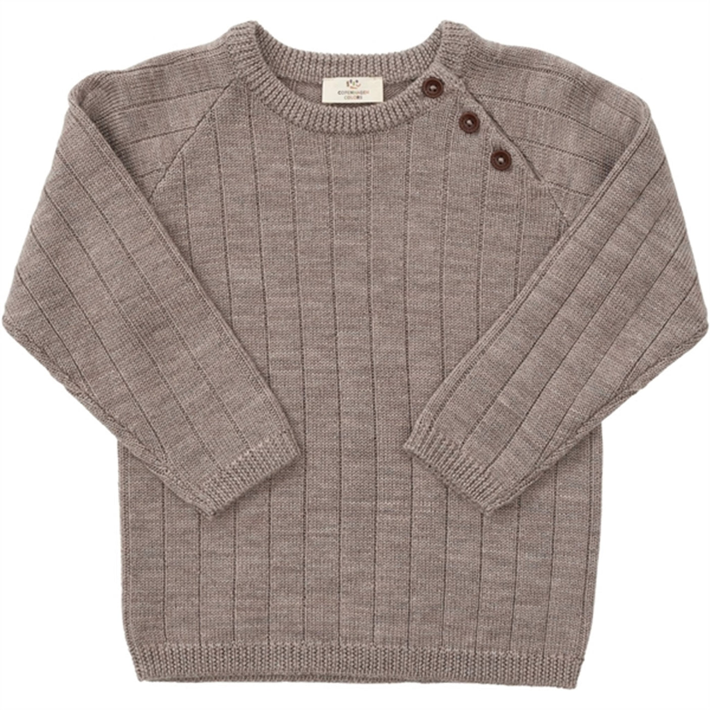 Copenhagen Colors Natural Melange Merino Knitted Blouse