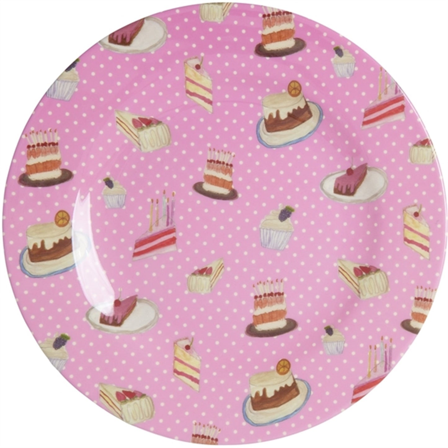 RICE Sweet Cake Print Melamine Side Plate