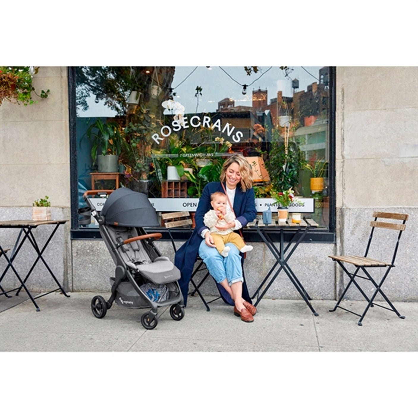 Ergobaby Metro+ Deluxe Stroller London Blue