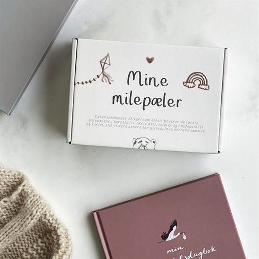 WITHWHITE Milestone Cards 35 Cards Norwegian