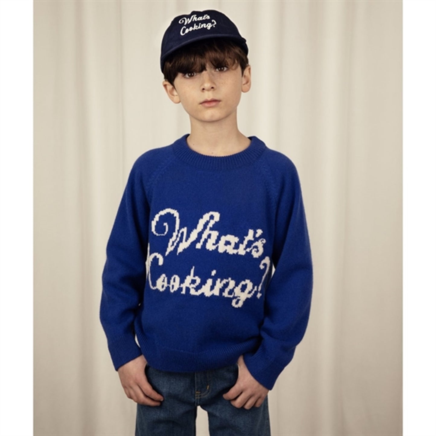 Mini Rodini What's Cooking Emb Soft Cap Navy