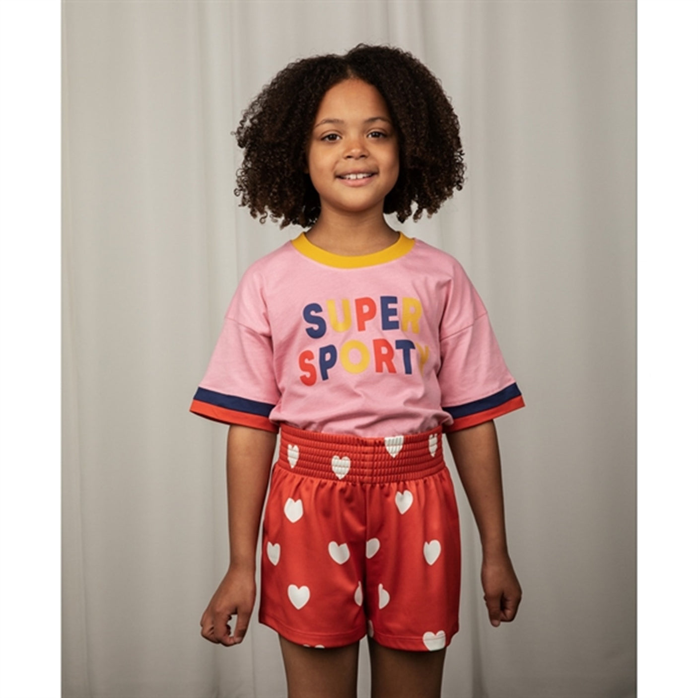Mini Rodini Pink Super Sporty Sp T-shirt