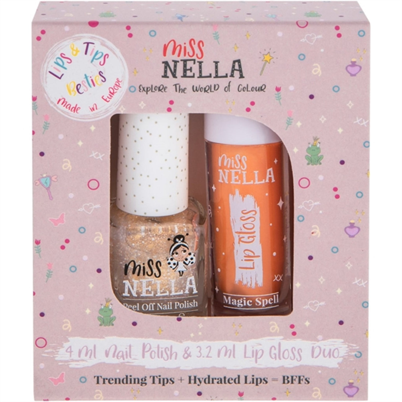 Miss Nella Lip Gloss Magic Spell + Nail Polish If The Shoe Fits