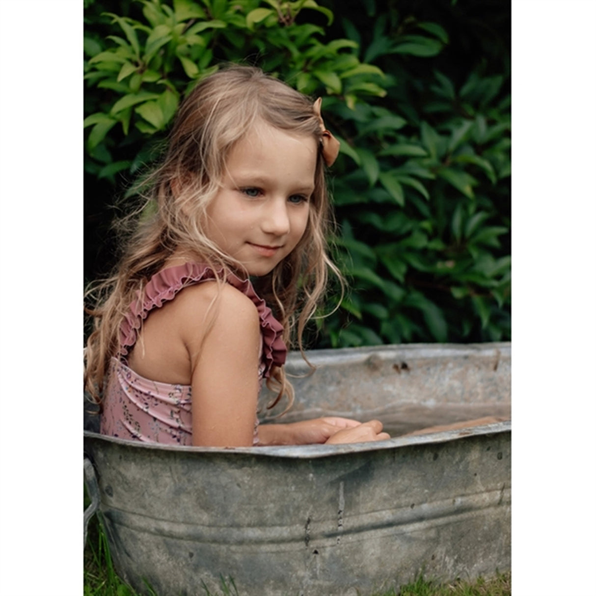 Mikk-Line Swimsuit AOP Nougat