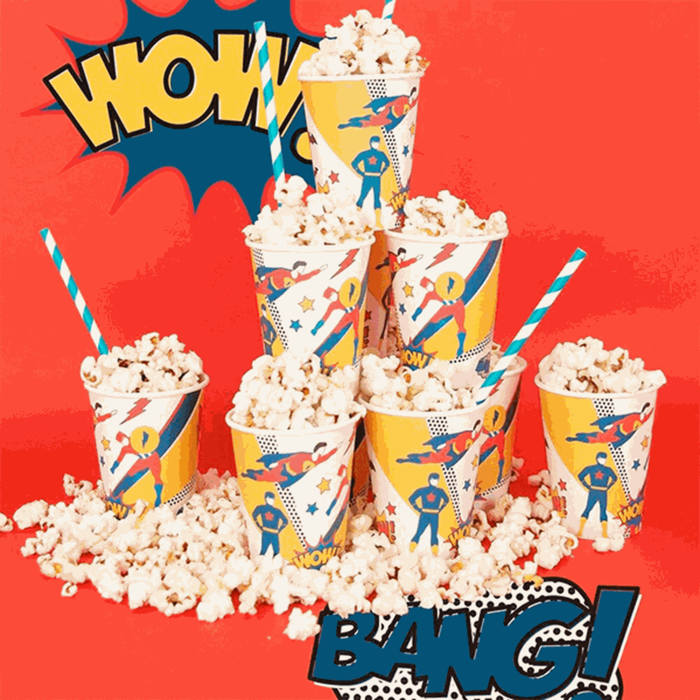 My Little Day Super Heroes Cups 8 Pcs