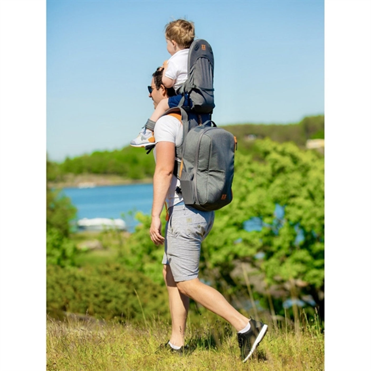 MiniMeis Backpack Grey Melange