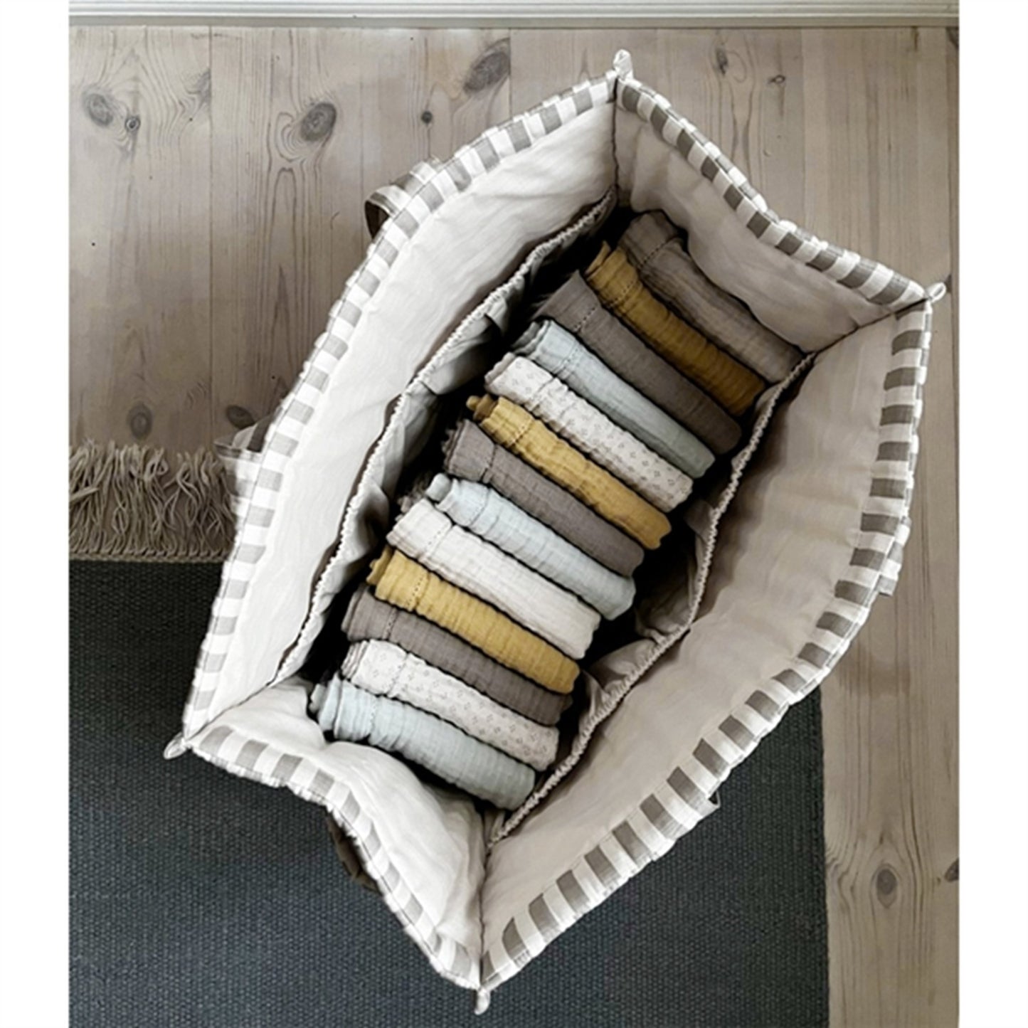 Pine Cone Nursery Bag Mushroom Stripe