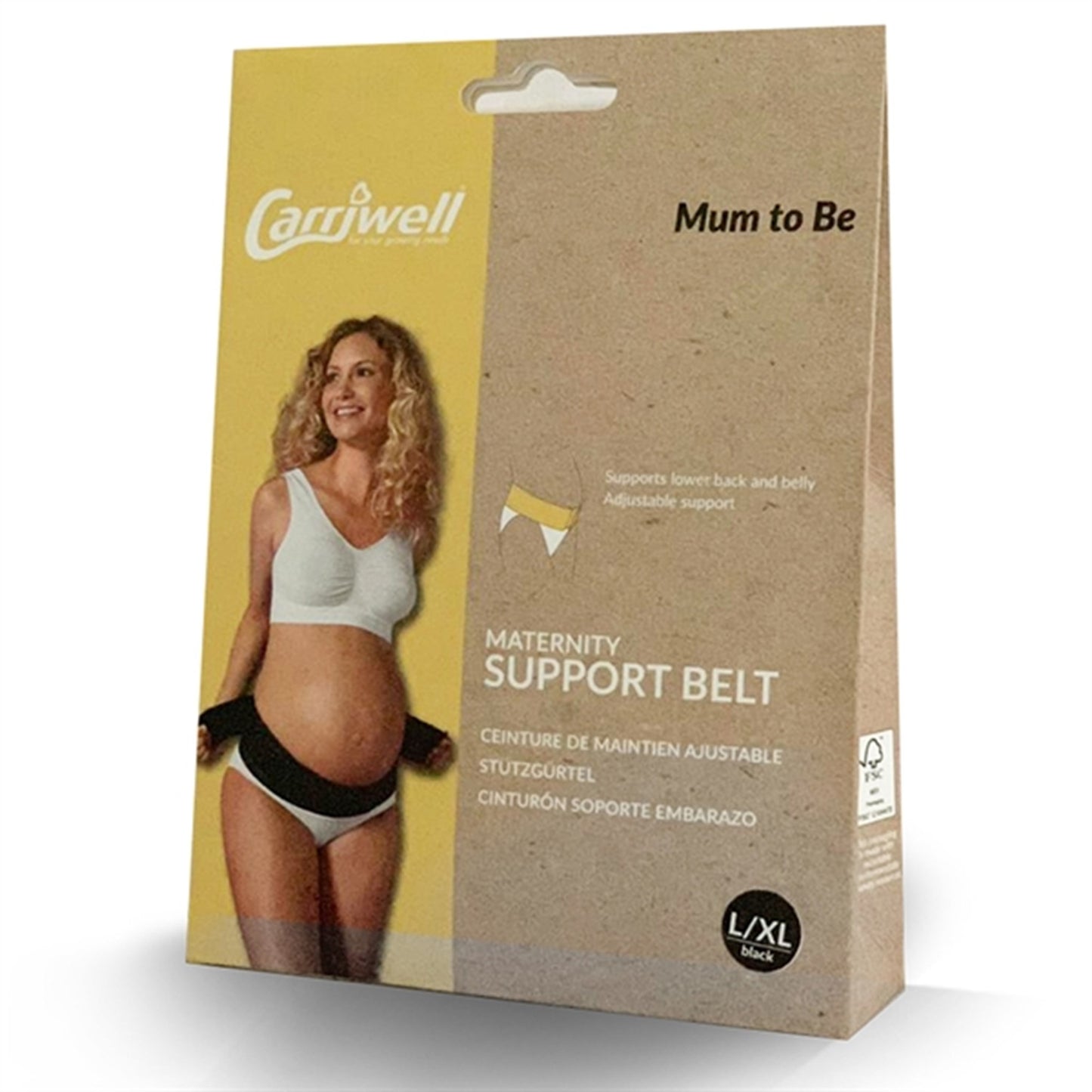 Carriwell Maternity Support Belt Black