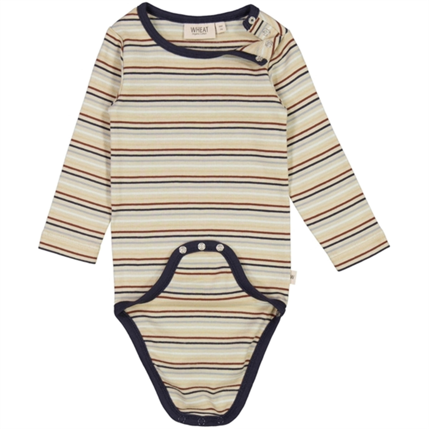 Wheat Multi Stripe Plain Body