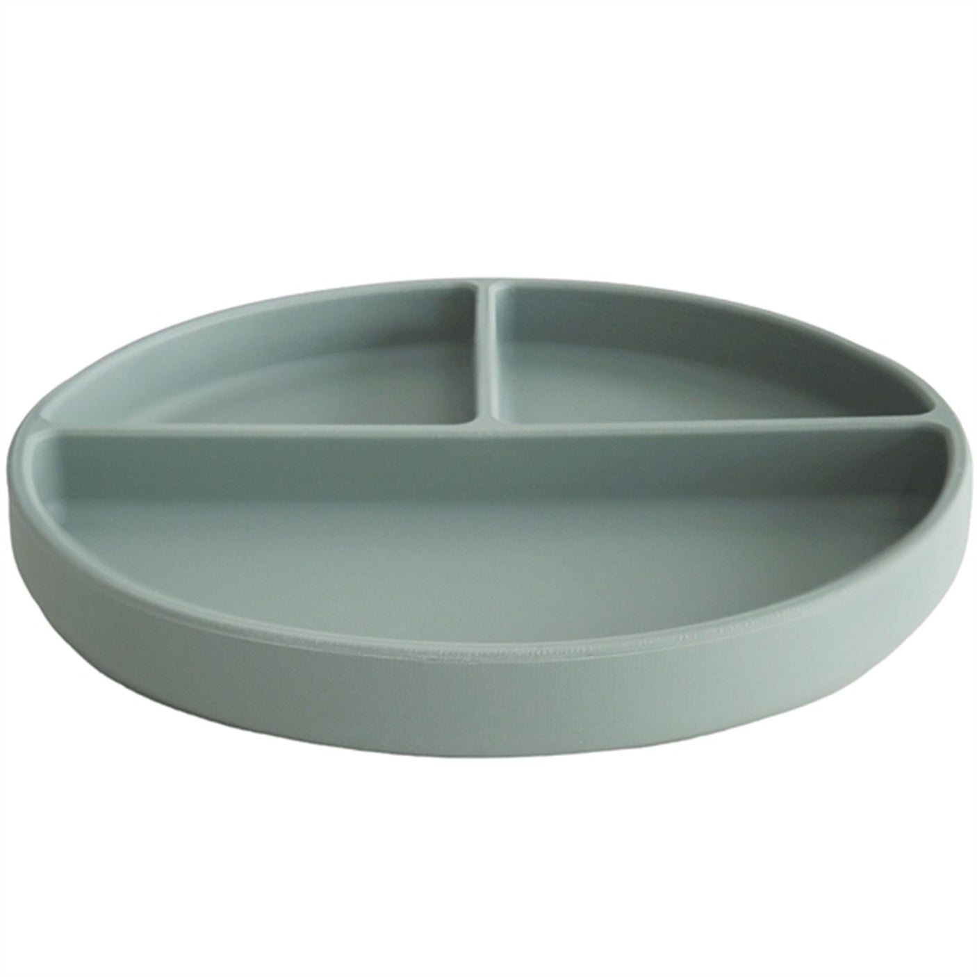 Mushie Silicone Plate Cambridge Blue