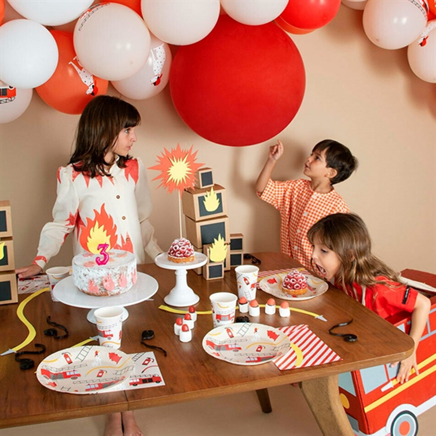 My Little Day Firefighter Napkins 20 pcs