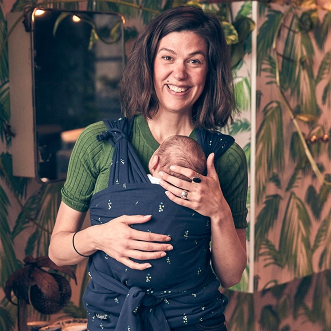 Najell Baby Wrap Charcoal Black