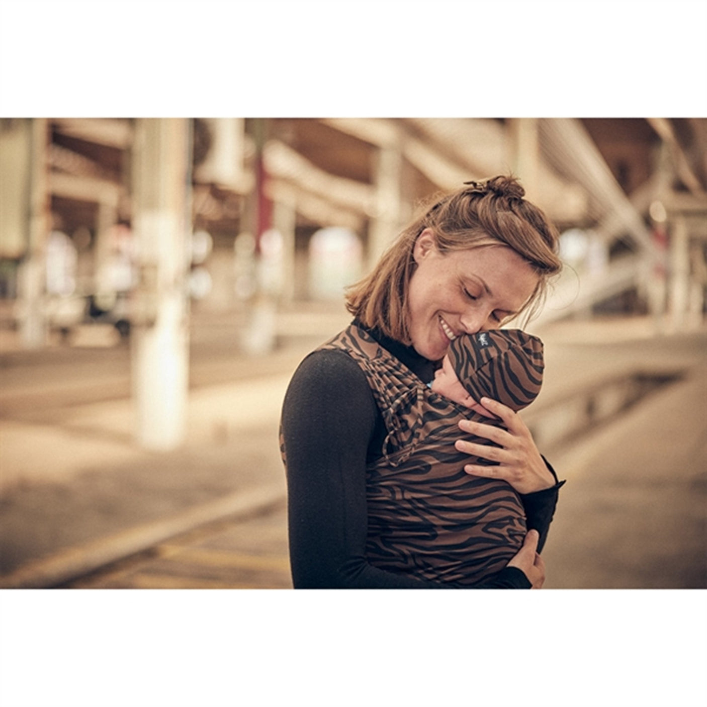 Najell Baby Wrap Zebra Brown