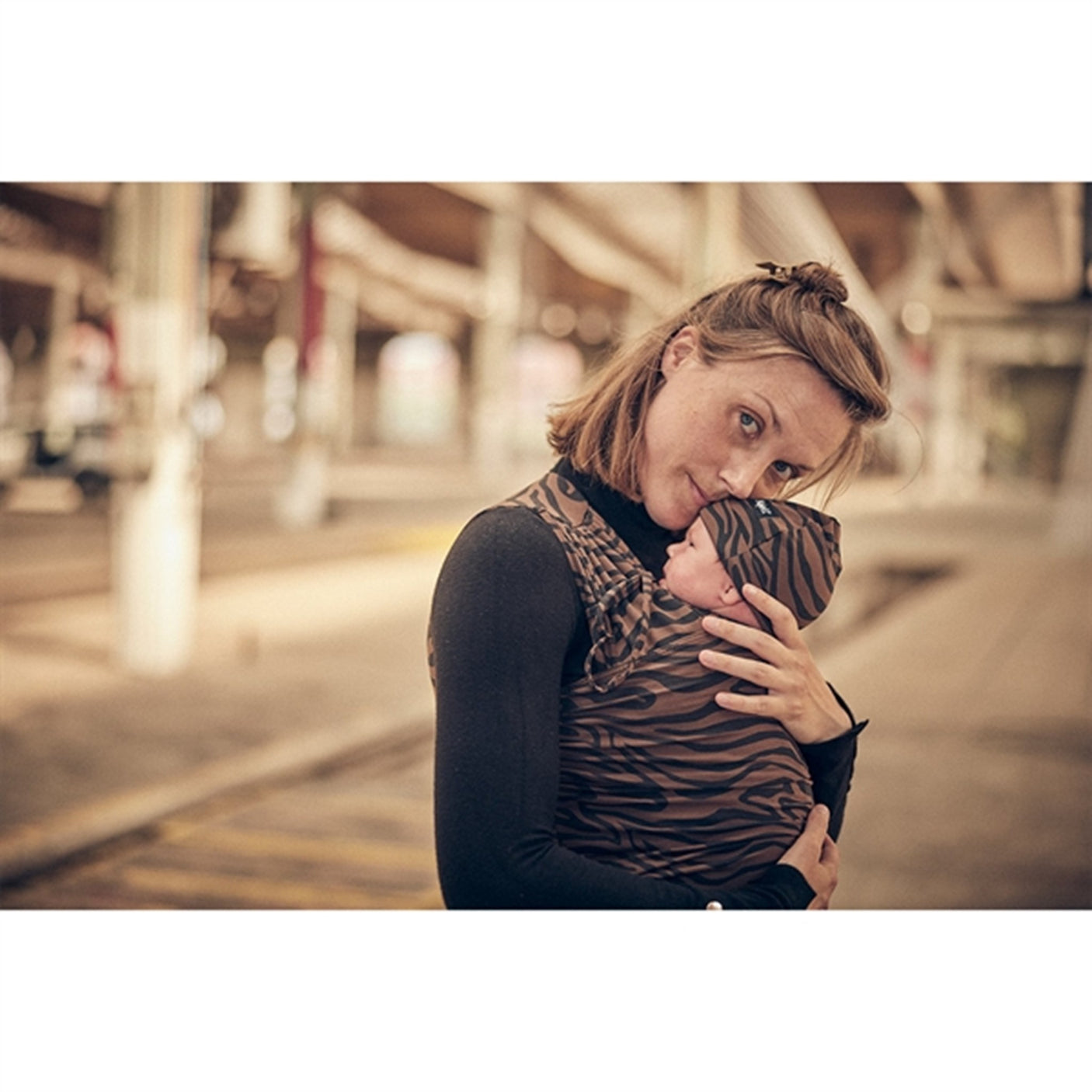 Najell Baby Wrap Zebra Brown