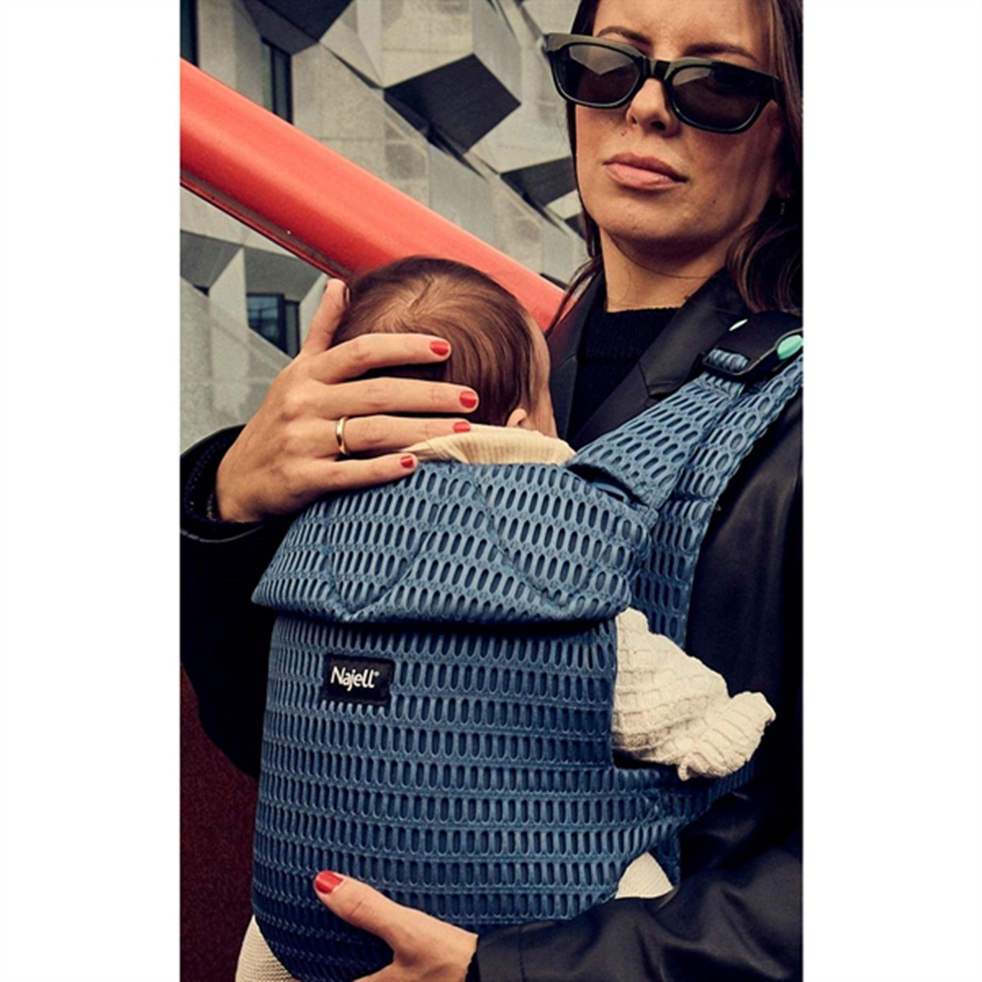 Najell Baby Carrier Easy Breeze Berry Blue