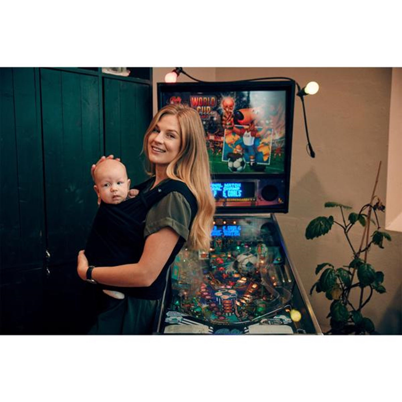 Najell Baby Wrap Charcoal Black