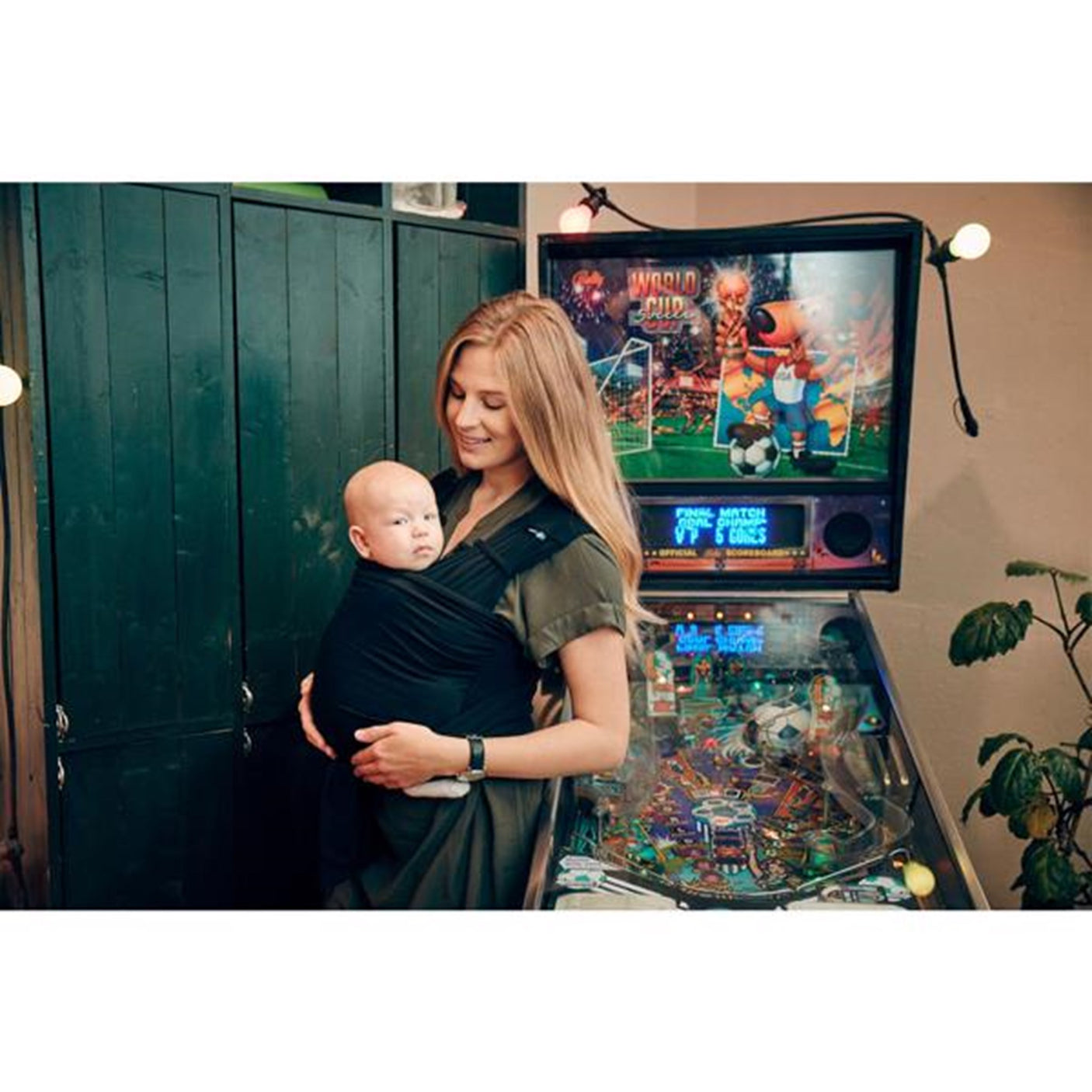 Najell Baby Wrap Charcoal Black