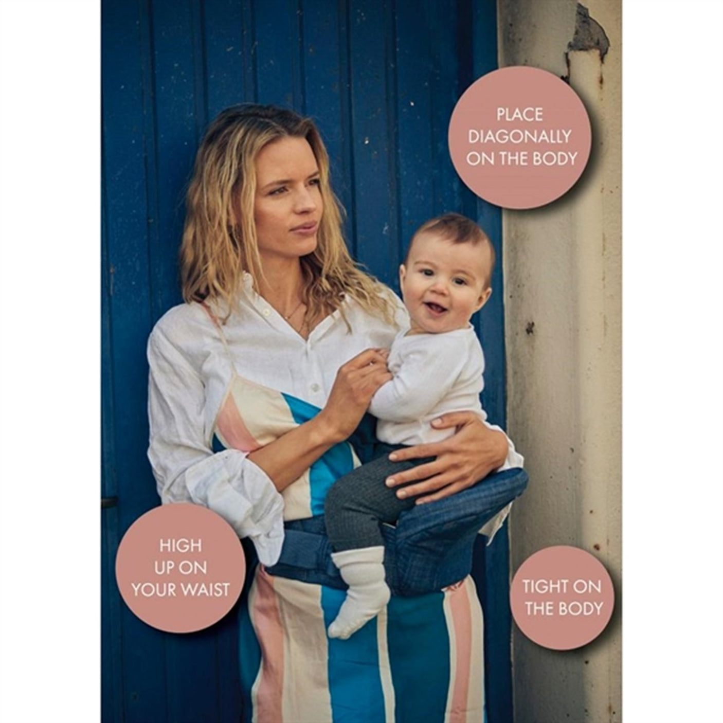 Najell Original Volume 2 Baby Carrier Denim Indigo