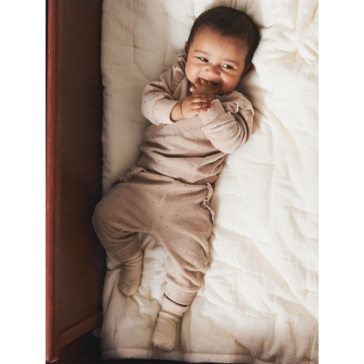 Name it Oxford Tan Noya Velour Blouse