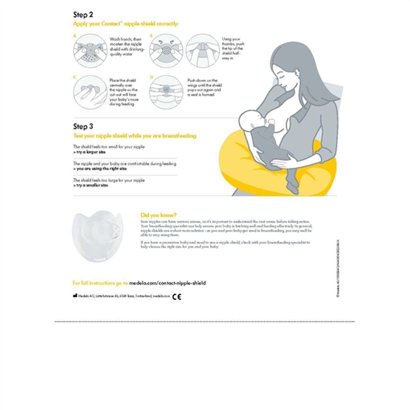 medela Contact Nursing Pads 16 mm 2-Pack