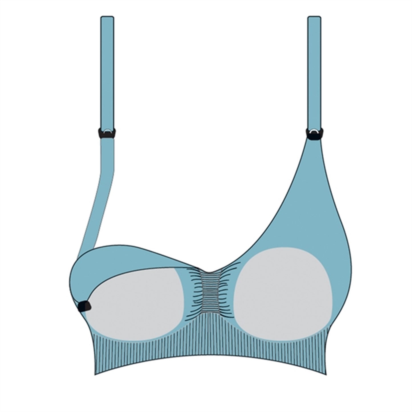 Carriwell Padded Maternity And Nursing Bra White