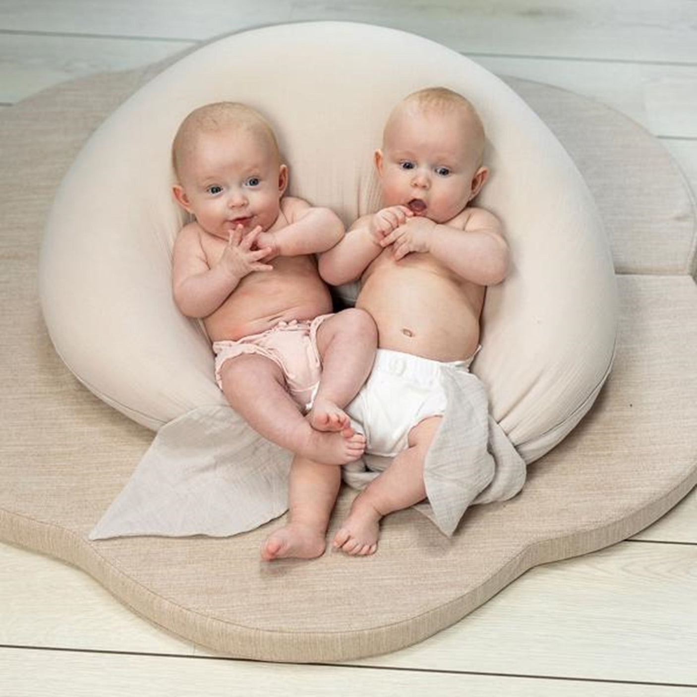 That's Mine Large Nursing Pillow Brown